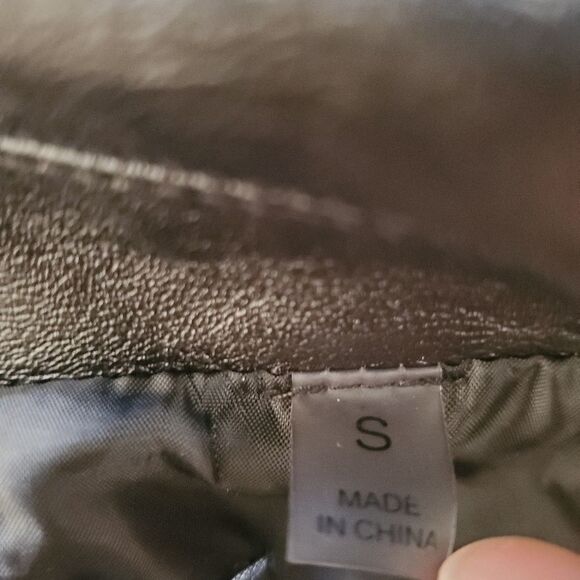 Bagatelle Garment Dyed Faux Leather Jacket sz S - Picture 12 of 15